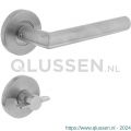 Intersteel Living 1012 deurkruk Hoek 90 graden op rozet met WC 8 mm neutraal RVS 0035.101210