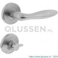 Intersteel Living 1013 deurkruk Jupiter op rond rozet met WC 8 mm l RVS 0035.101310