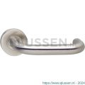 Intersteel Living 1271 gatdeel deurkruk rechts Rond op rond rozet staal met 7 mm nok RVS 0035.127102A