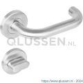 Intersteel Living 1271 deurkruk Rond op rond rozet staal met 7 mm nok met WC 8 mm RVS 0035.127110