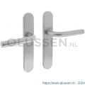 Intersteel Living 1296 deurkruk 1296 Recht op verdekt schild blind met nokken 7 mm RVS EN 1906/4 klein krukgat 0035.129611