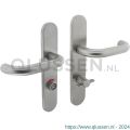 Intersteel Living 1298 deurkruk rond op verdekt schild WC 72/8 stiftbediening met nokken 7 mm EN1906 0035.129867