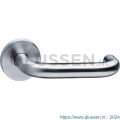 Intersteel Living 1315 gatdeel deurkruk links Rond op rond rozet 55 mm plus 7 mm nokken RVS EN 1906/4 0035.131502B