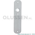 Intersteel 2698 schild plat 190x42x2 mm sleutelgat 56 mm RVS 0035.269824