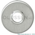 Intersteel 3414 rozet staal verdekt diameter 53x5 mm met één zijde nok diameter 5 mm RVS 0035.341404