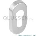 Intersteel Living 3473 profielcilinderplaatje staal verdekt ovaal 65x30x10 mm RVS 0035.347317