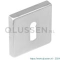 Intersteel Living 3510 sleutelplaatje staal verdekt met nokken vierkant 53x53x8 mm RVS 0035.351016