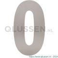 Intersteel Living 4021 huisnummer 0 XXL hoogte 500 mm RVS geborsteld 0035.402120