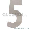 Intersteel Living 4021 huisnummer 5 XXL hoogte 500 mm RVS geborsteld 0035.402125