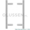 Intersteel Essentials 4328 deurgrepen per paar T-schuin 700x85x25 mm hart op hart 500 mm RVS 0035.432842