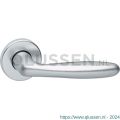 Intersteel 0072 deurkruk Sigaar en rozet met nok met sleutelgat plaatje aluminium F1 0082.007203