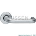 Intersteel 0077 deurkruk Rond en rozet met nok aluminium F1 0082.007702