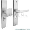 Intersteel Living 3794 SKG3 veiligheids schilden rechthoekig geveerd greep-kruk profielcilindergat 55 mm met kerntrek beveiliging aluminium F1 0082.379429