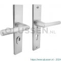 Intersteel Living 3795 SKG3 veiligheids schilden rechthoekig geveerd kruk-kruk profielcilindergat 72 mm met kerntrek beveiliging aluminium F1 0082.379536