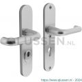 Intersteel Living 3797 SKG3 veiligheids schilden geveerd kruk-kruk profielcilindergat 72 mm met kerntrek beveiliging aluminium F1 0082.379736