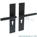 Intersteel Living 0583 deurkruk Jura met langschild 250x55x2 mm PC 55 mm RVS-zwart 1223.058329