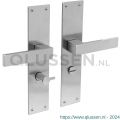 Intersteel Essentials 0571 deurkruk Amsterdam met schild 255x55x2 mm WC 63/8 RVS 0035.057165