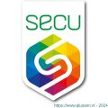SecuBar positioneer houder voor Basic schuifpui- en schuifraambeveiliging Blackline zwart-satijn 2010.380.171