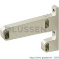 Hermeta 1090 garderobebuis steun eind links Gardelux 1 type 6 nieuw zilver 1090-02