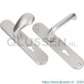 Ami VHB 250/50/1-173-386 veiligheids Rotaveer knop-kruk langschildgarnituur SKG*** ovaal VHB knop 173 250/50/1 buiten en binnen profielcilinder PC 72 deurkruk 386 Rota F1 deurdikte 38-42 mm 689921