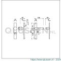 Ami VHB 251/37-169/50 KT veiligheids Rotaveer knop-kruk smalschildgarnituur SKG*** kerntrekbeveiliging VHB 251/37 KT 92 knop 169/50 F1 en deurkruk 379 Rota 251/32 profielcilinder PC 92 deurdikte 53-57 mm 843229