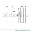 Ami VHB 251/15 KT senioren veiligheidlangschild SKG*** kerntrekbeveiliging omkeer VHB 251/50/15 buiten KT 72 omkeer binnen profielcilinder PC 72 omkeer F1 deurdikte 38-42 mm 891163