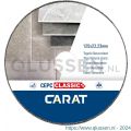 Carat Galvano diamant zaagblad CEPC Classic 100x22,23 mm natuursteen en kunststoffen CEPC100300