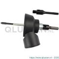 Carat DustProtect stofzuigadapter diamantboor M16 met zeskant, SDS spil en centreerpen DPB0380000