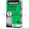 Toggler A5-40 Alligator muurplug zonder flens A5 diameter 5 mm doos 40 stuks 91100430