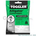 Toggler A5-6 Alligator muurplug zonder flens A5 diameter 5 mm zak 6 stuks 91110110