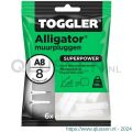 Toggler A8-6 Alligator muurplug zonder flens A8 diameter 8 mm zak 6 stuks 91110150