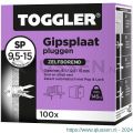 Toggler SP-100 gipsplaatplug SP doos 100 stuks gipsplaat 9-15 mm 96210140