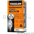 Toggler TC-40 hollewandplug TC doos 40 stuks plaatdikte 15-19 mm 96406520