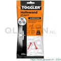 Toggler TC-20 hollewandplug TC zak 20 stuks plaatdikte 15-19 mm 96416300