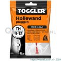 Toggler TH-6 hollewandplug TH met haak zak 6 stuks plaatdikte 9-13 mm 96116800
