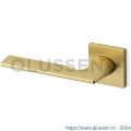 Mandelli1953 1461L Kiri deurkruk gatdeel op rozet 50x50x6 mm linkswijzend mat messing TH51461ME0200