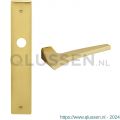 Mandelli1953 1630 BB56 Astrid deurkruk op langschild 240x40 mm BB56 mat messing TH51630ME0101