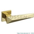 Mandelli1953 1721L zeit deurkruk gatdeel op rozet 50x50x6 mm linkswijzend messing gepolijst TH51721MA0200