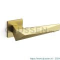 Mandelli1953 1721L zeit deurkruk gatdeel op rozet 50x50x6 mm linkswijzend mat messing TH51721ME0200