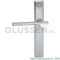 Mandelli1953 3190L BB56 Ara deurkruk gatdeel linkswijzend op langschild 240x40 mm BB56 mat chroom-chroom TH53190CA-CB0201