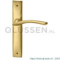 Mandelli1953 350R BB56 Zoom deurkruk gatdeel rechtswijzend op langschild 240x40 mm BB56 mat messing TH50350ME0301