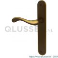 Mandelli1953 450L BB56 Ande deurkruk gatdeel linkswijzend op langschild 238x40 mm BB56 mat brons TH50450BD0201