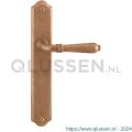 Mandelli1953 530 Sevilla deurkruk op schild blind messing getrommeld TH50530MC0100