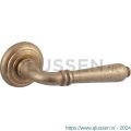 Mandelli1953 531R Sevilla deurkruk gatdeel rechtswijzend op rozet 51x12 mm messing getrommeld TH50531MC0300