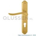 Mandelli1953 690L BB56 Rondo deurkruk gatdeel linkswijzend op langschild 260x47 mm BB56 mat messing TH50690ME0201