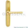 Mandelli1953 720 WC55/8 Filo deurkruk op langschild 238x40 mm WC55/8 mat messing-messing gepolijst TH50720ME-MA0883