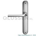 Mandelli1953 720L BB56 Filo deurkruk gatdeel linkswijzend op langschild 238x40 mm BB56 mat chroom-chrome TH50720CA-CB0201