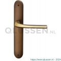 Mandelli1953 720R Filo deurkruk gatdeel rechtswijzend op langschild 238x40 mm PC72 mat brons TH50720BD0342