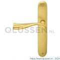 Mandelli1953 990L BB56 River deurkruk gatdeel linkswijzend op langschild 238x40 mm BB56 mat messing TH50990ME0201