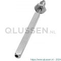 GPF Bouwbeslag AG0075 wisselstift excentrisch vast-draaibaar M10x35 mm/8x8x100 mm voor deurdikte 56 mm AG0075